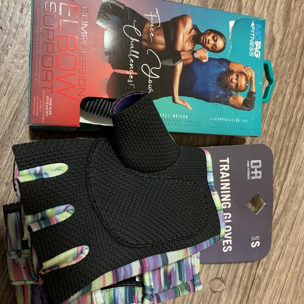 Training Gloves and Elbow Support